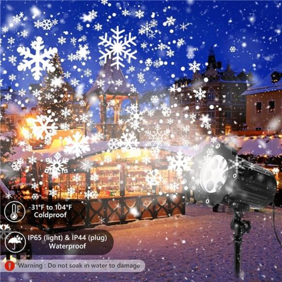 2025New Christmas Projector Lights Outdoor,Waterproof & Adjustable LED Projector - Picture 2 of 7